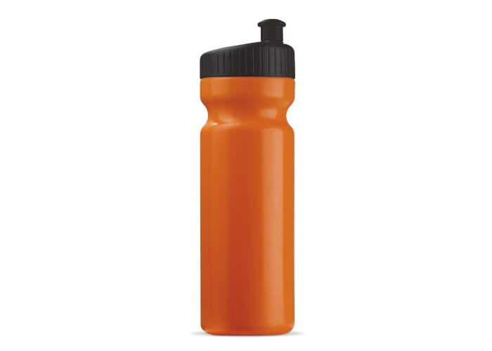 Gourde sport personnalisable Design 750 ml Blanc/transparent / Assortiment fluorescent